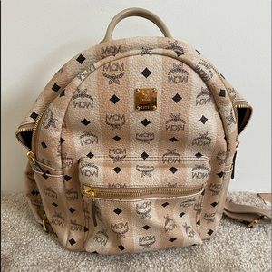 Mcm medium book bag for men and women
